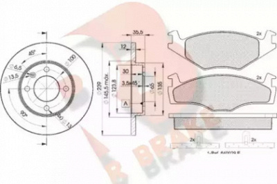 R BRAKE 3r04603300 -